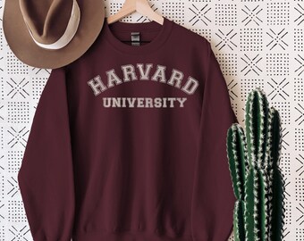 maroon harvard sweatshirt