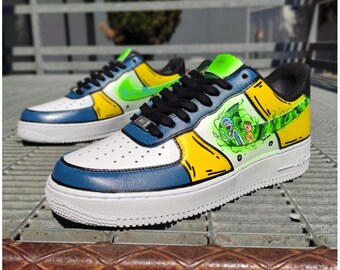 custom air force 1 rick and morty