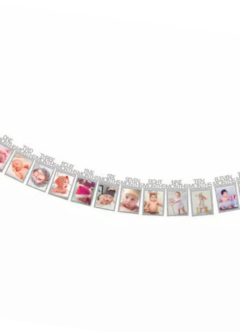 First Birthday Photo Banner Banner | Etsy