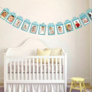 First Birthday Photo Banner Banner - Etsy