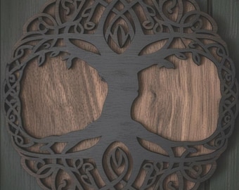 Baum des Lebens Holzwandkunst