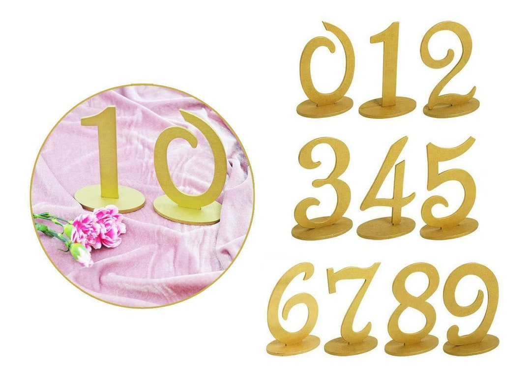 Wooden Table Numbers Wedding Decor Table Numbers Wedding Etsy