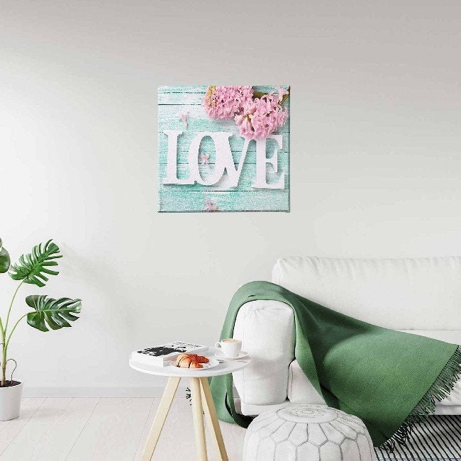 HOMEMANIA Zitat Bild Liebe fur Wohnzimmer Zimmer | Etsy
