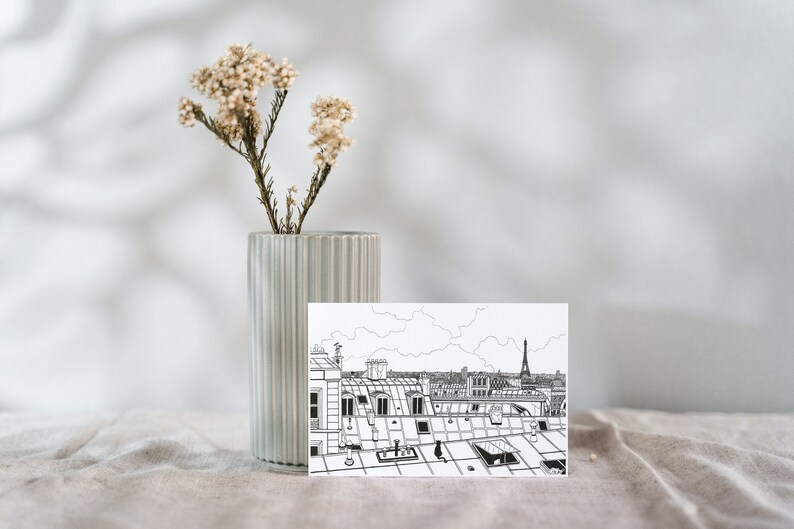 Pack of 12 Original Postcards with 60% discount PARIS Gallery Art printing Gift card image 7