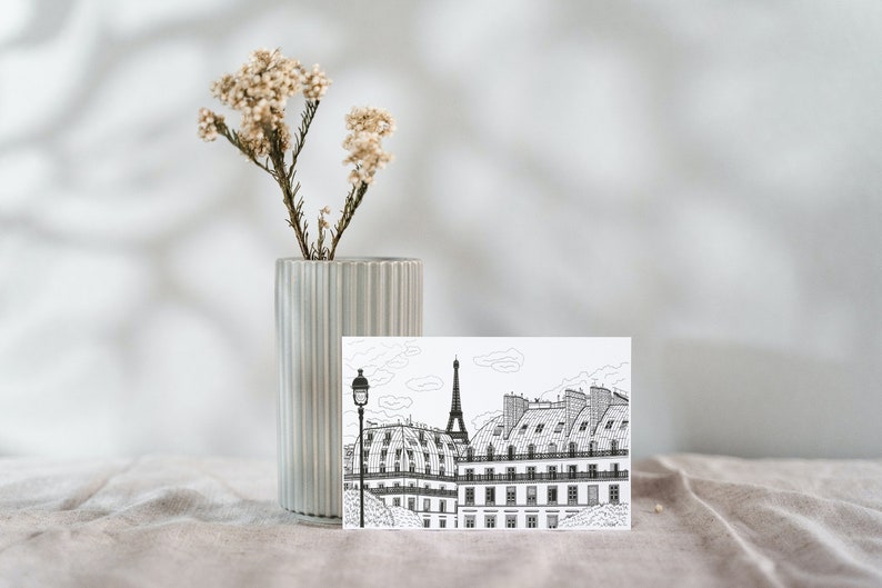 Pack of 12 Original Postcards with 60% discount PARIS Gallery Art printing Gift card image 3