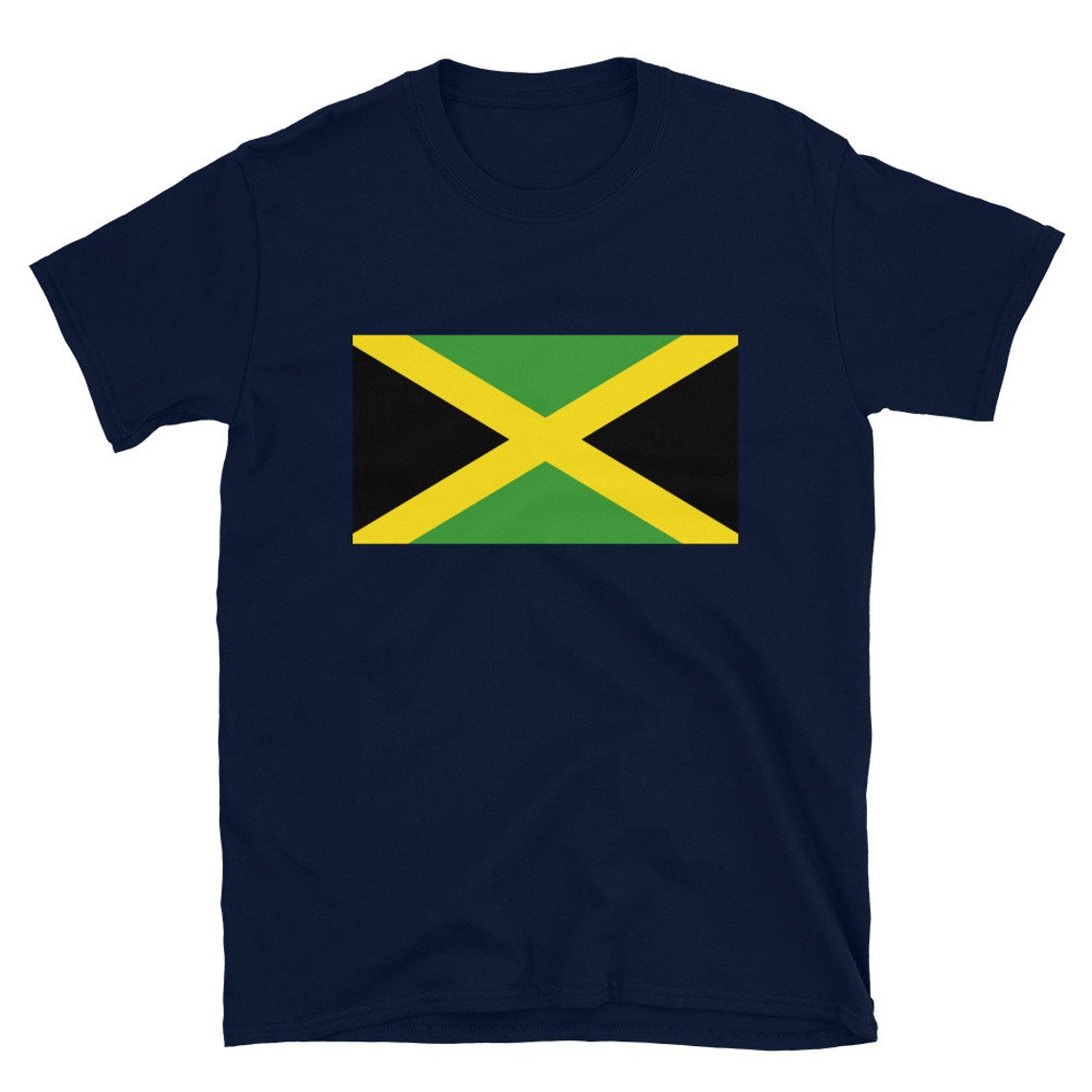 Jamaica Shirt Flag Adult Green Black Yellow - Etsy UK