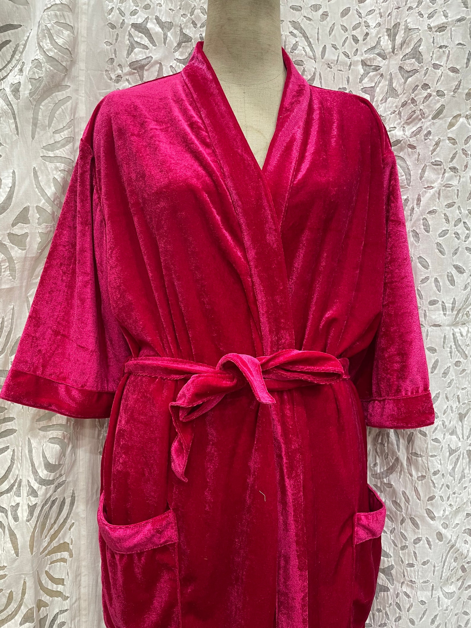 Velvet Robe Bridal Robe Bridesmaids Robe Party Robe Velvet Kimono Bride