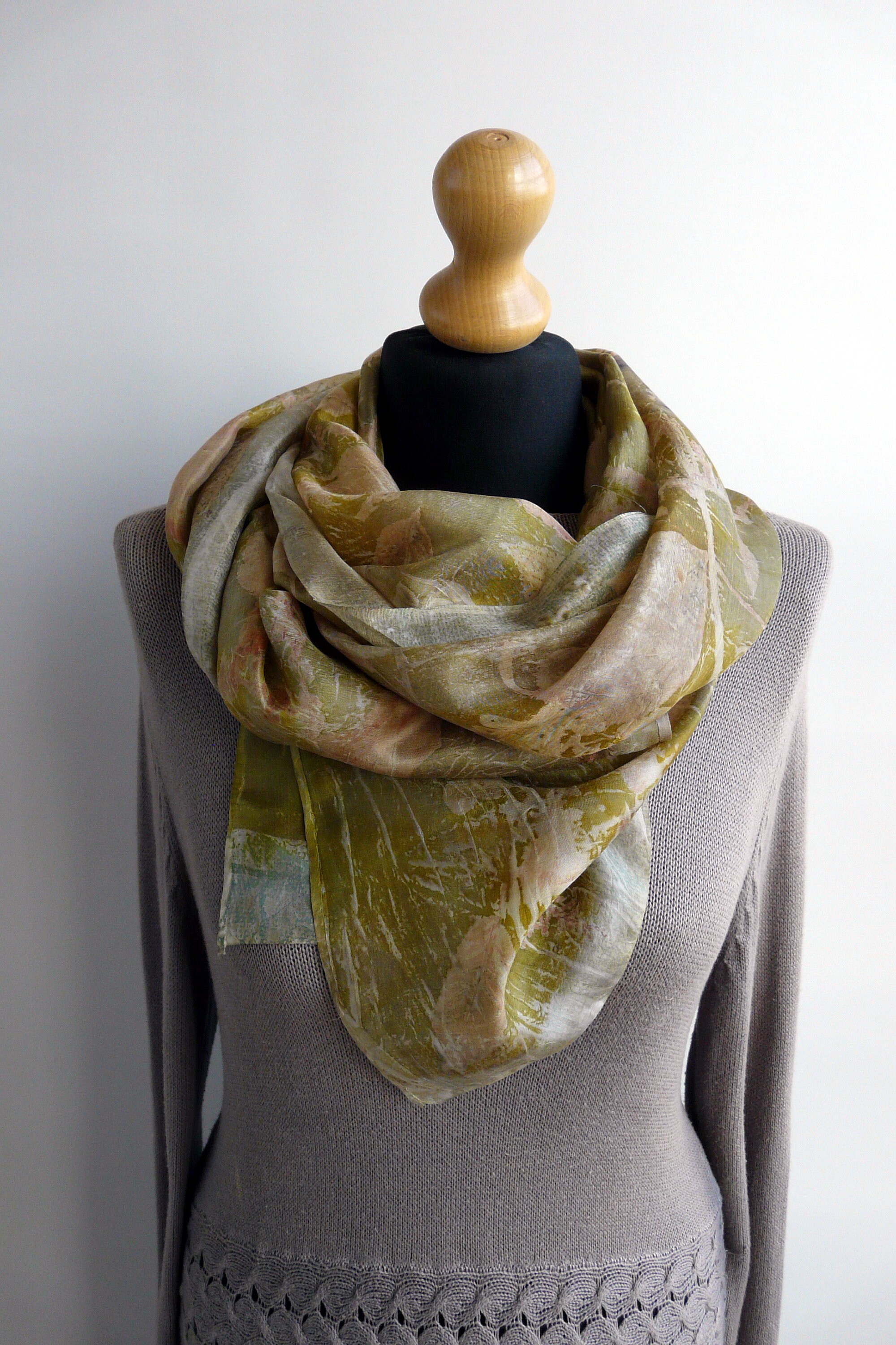 head scarf green
