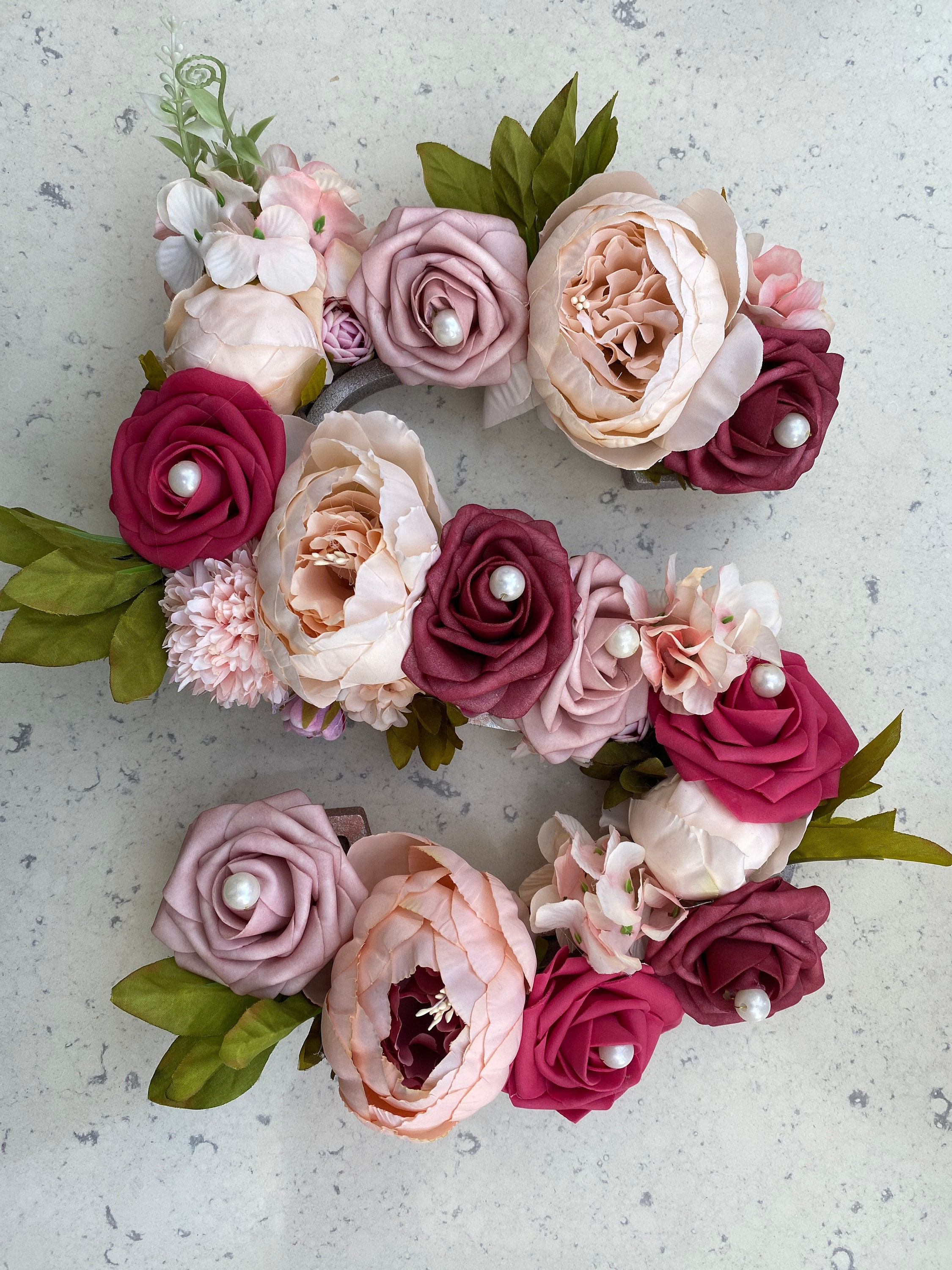 Floral Alphabet Letters - Etsy