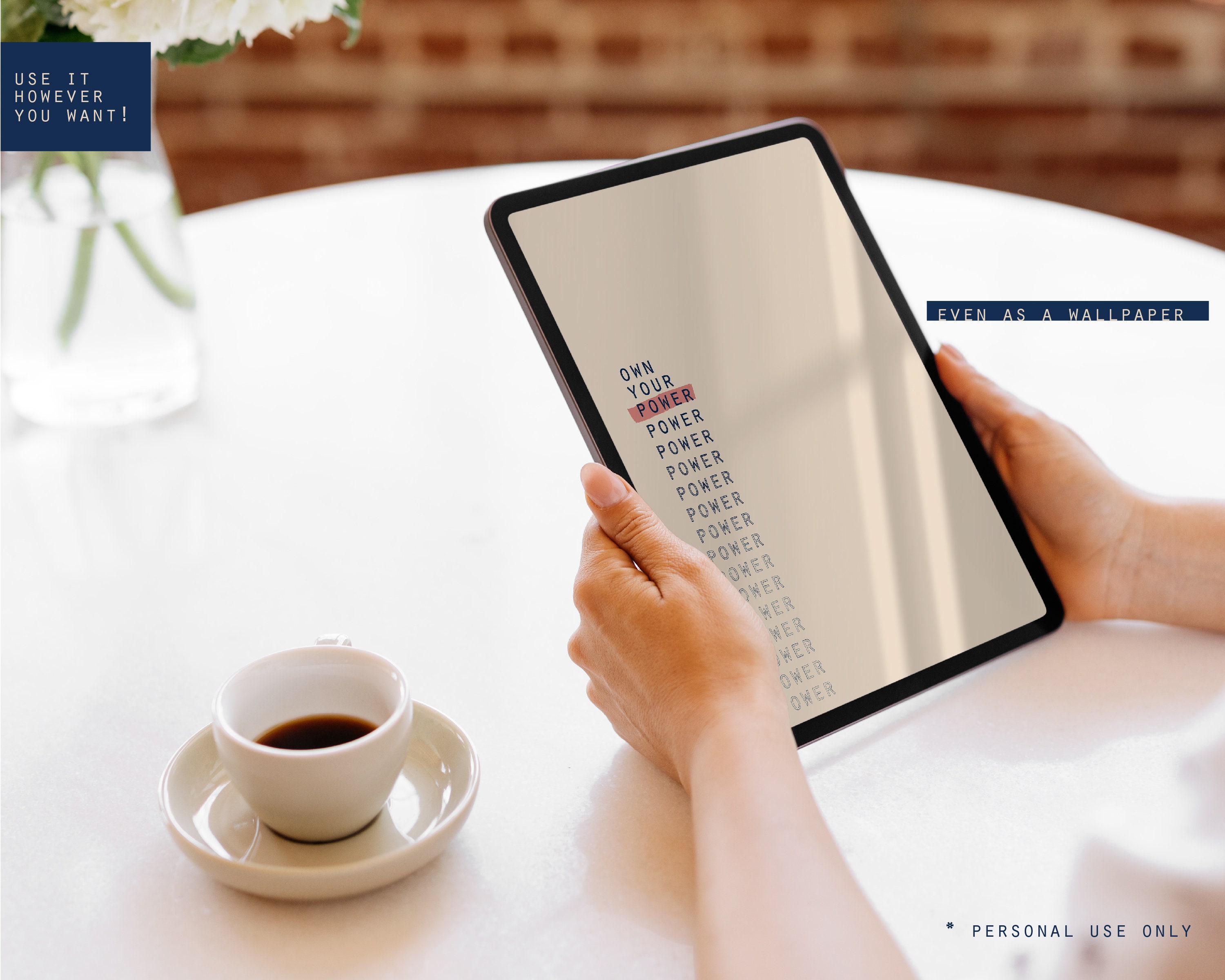 Own Your Power Inspirational quotes motivational card | Etsy