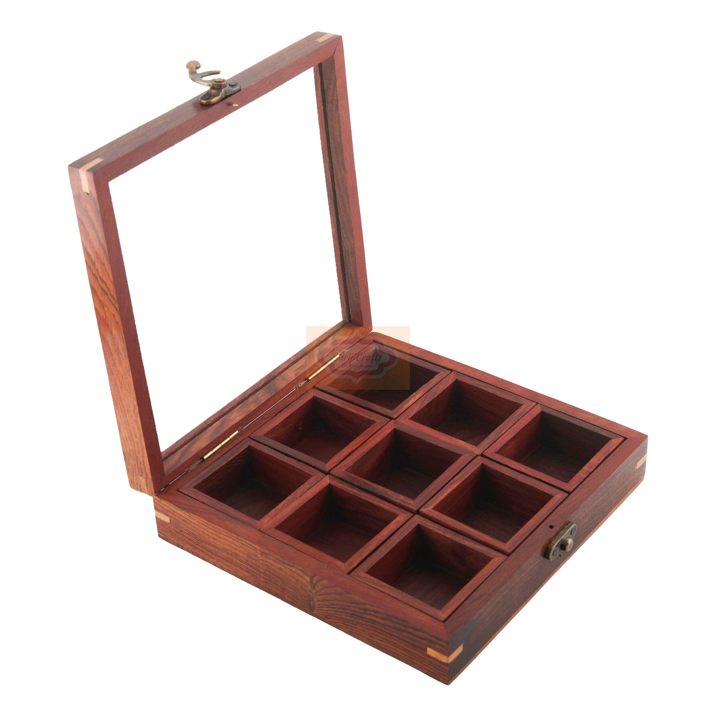 Wooden Spice Box Set Made in India