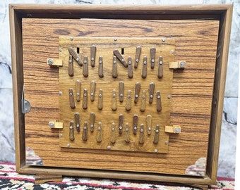 Shruti Box Professional Large with 36 Wooden Keys (17"X14"X3") 3 Set Reeds Key - C to B - First- Sec - third Octaves Tuned 432Hz and 440Hz