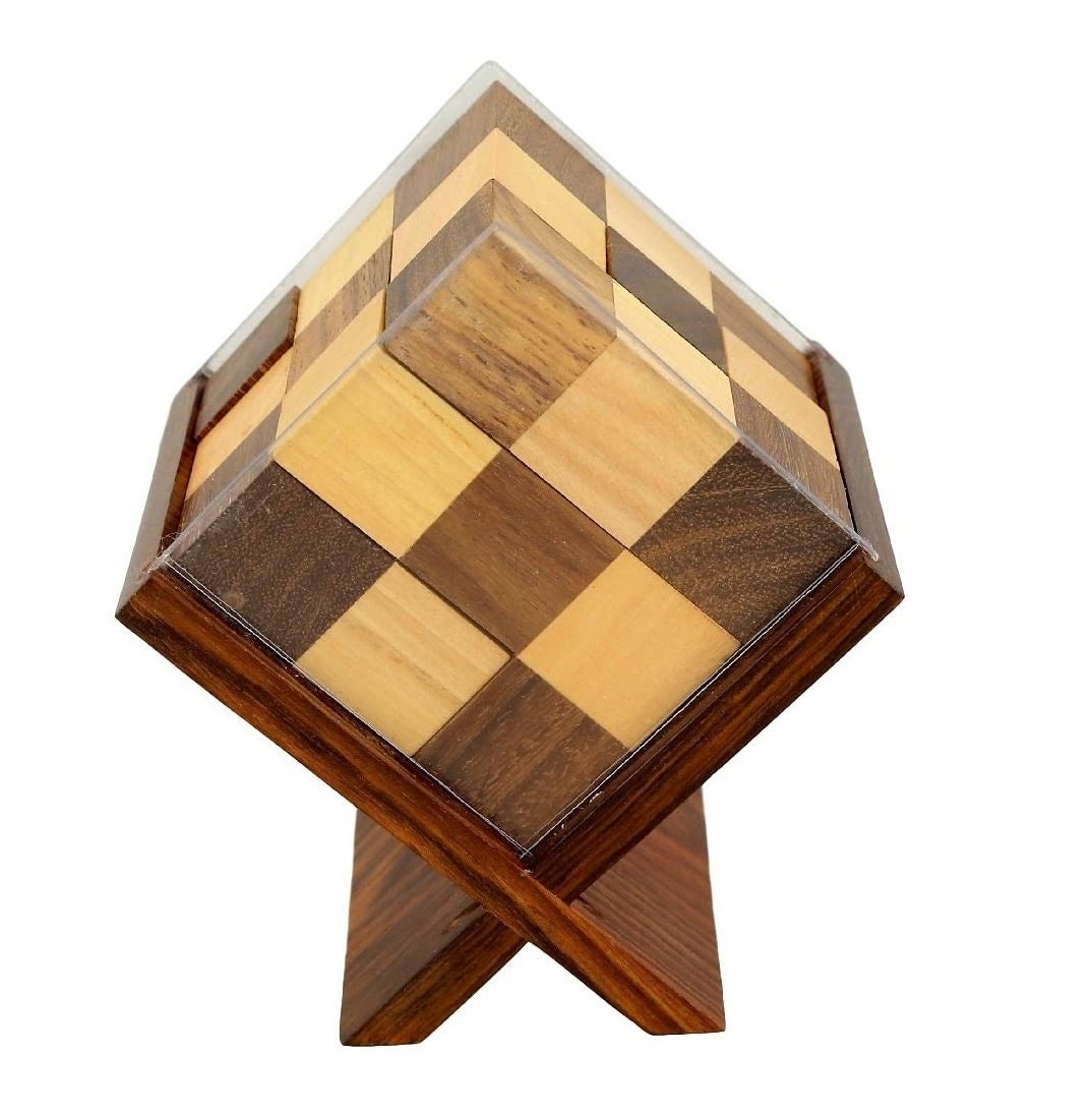 Complex Wooden Block Puzzle Game IQ 