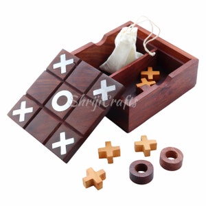 Wooden Handmade Rope and Ring Organic IQ Brain Teaser Montessori Puzzle for Kids and Adults best gift for Birthday and other occasions