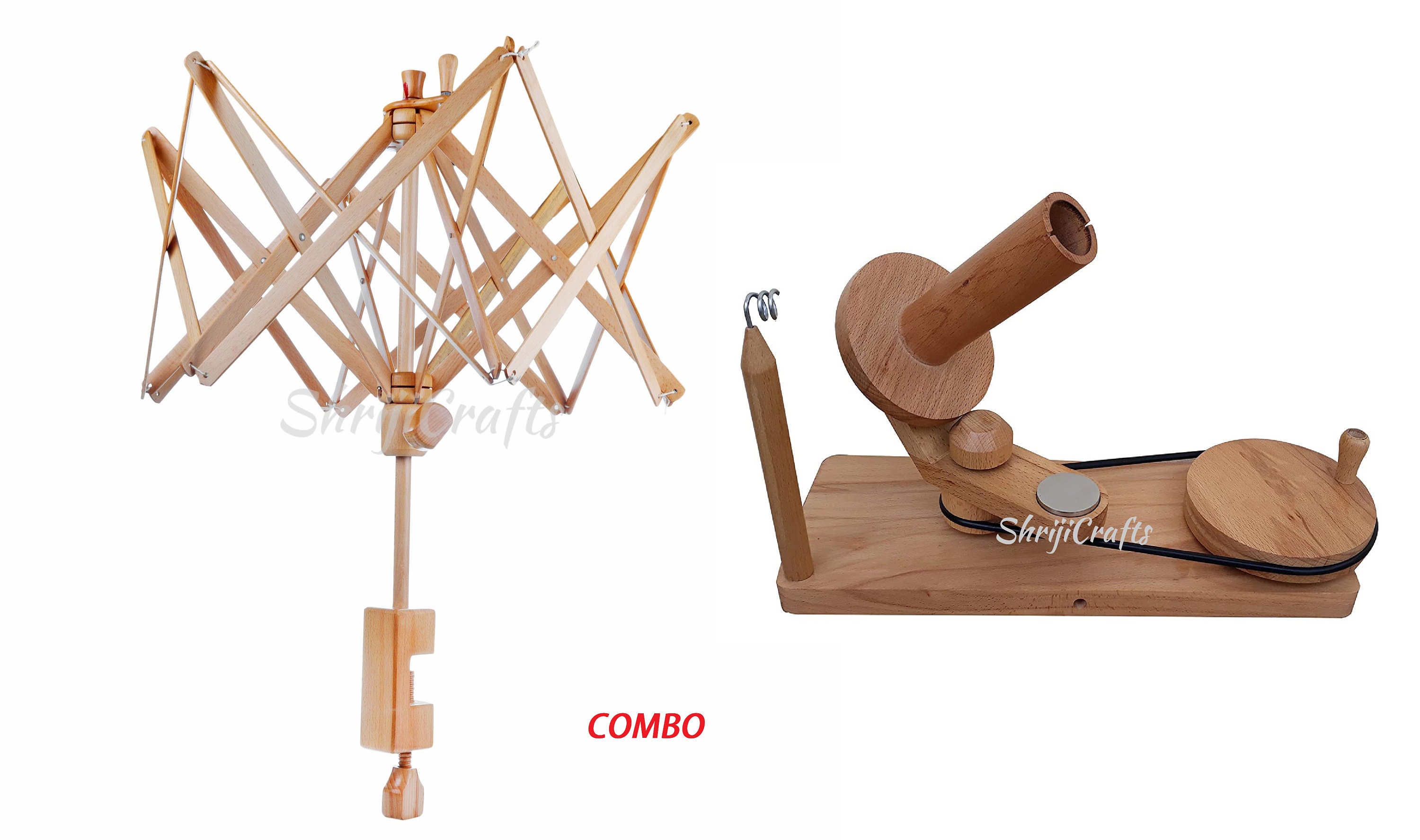 Knitting Hand Operated Yarn Ball Winder, Swift Convenient Ball Winder, Yarn Roller Machine, As Shown