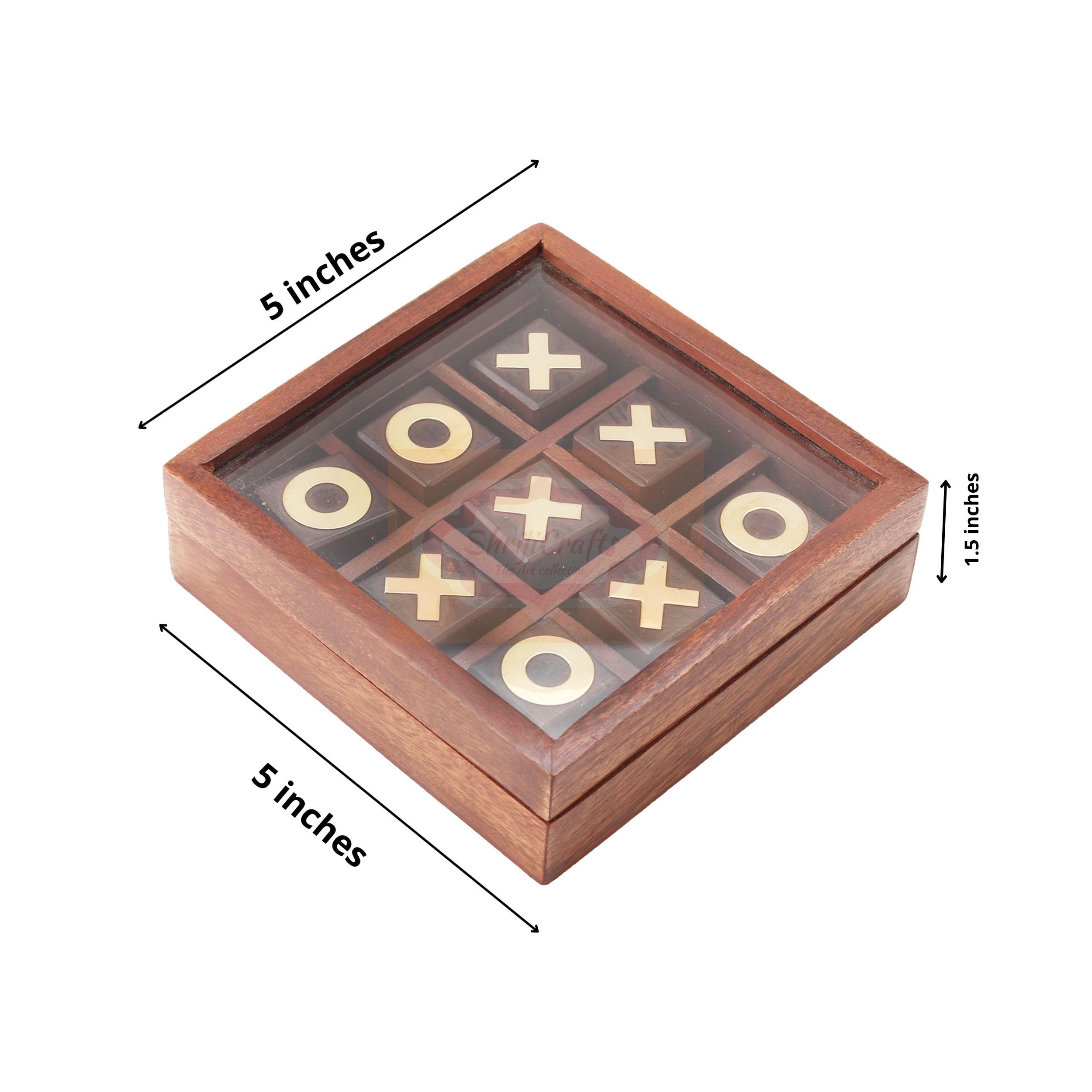 Buy FRAYO Brand Wooden Tic Tac Toe and Solitaire Board Game, Traditional  Challenging Board Game for Kids and Adults (Weight: 480 Gm) Online at Low  Prices in India 