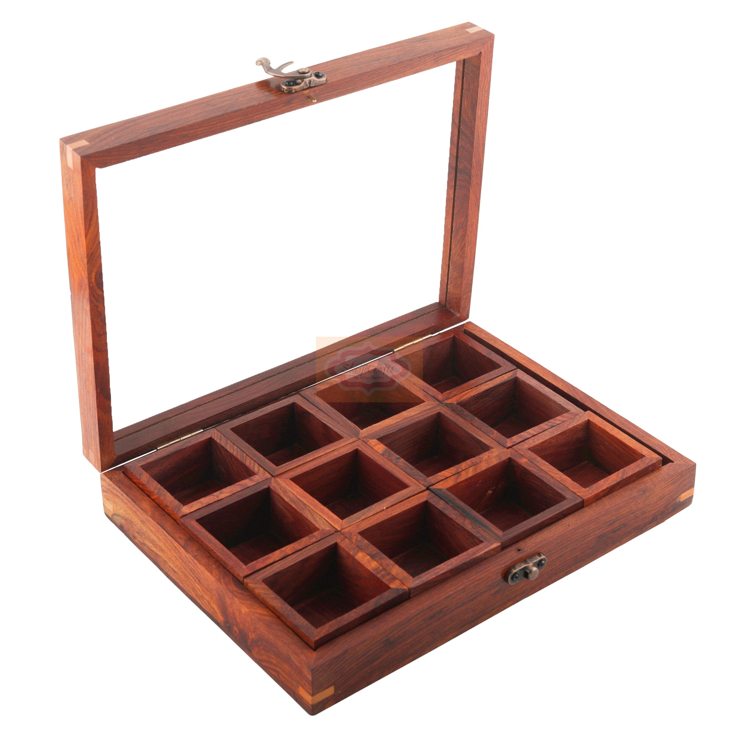 Wooden Spice Box Set Made in India