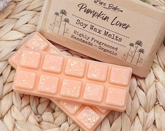 Pumpkin Spice Soy Wax Melts: Eco-Friendly, Highly Fragranced