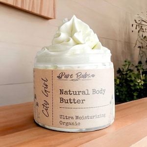 Whipped Organic Shea & Mango Body Butter – Vegan, Hydrating, All-Natural, Ultra-Soft