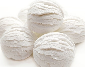 White Musk Bubble Bars, Bubble Bath Scoops, Bath Fizzy Organic Bath Spa, Vegan Friendly Self Care