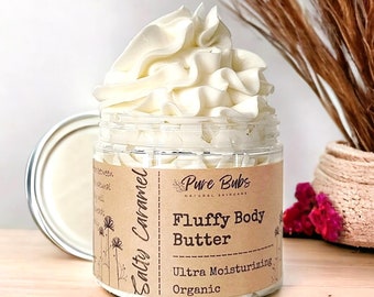 Salty Caramel Vegan Body Butter: Organic Shea & Mango Butter