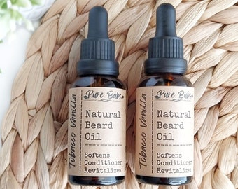 Tobacco Vanilla Beard Oil: Mjukgörande och återfuktande behandling