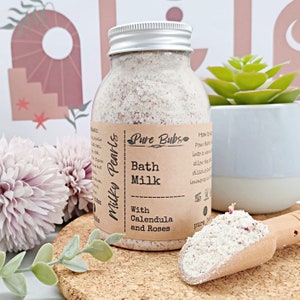 Oatmeal and Coconut Milk Bath Salts, Relaxing Foot Soak, Organic Skin Care, Soaking Salts