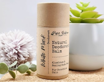 Musk Natural Deodorant: vrij van aluminium en zuiveringszout, gevoelige huid