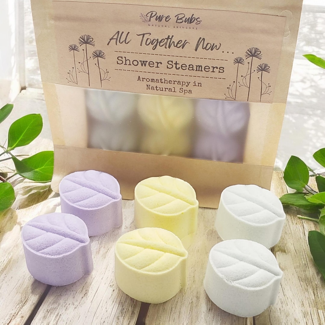 Organic Shower Steamers Gift Set: Aromatherapy Spa Self Care - Etsy
