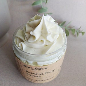 Organic Body Butter, Whipped 100% Natural Body Butter, Vegan Body Butter with Shea, Mango and Cocoa Butter zdjęcie 8