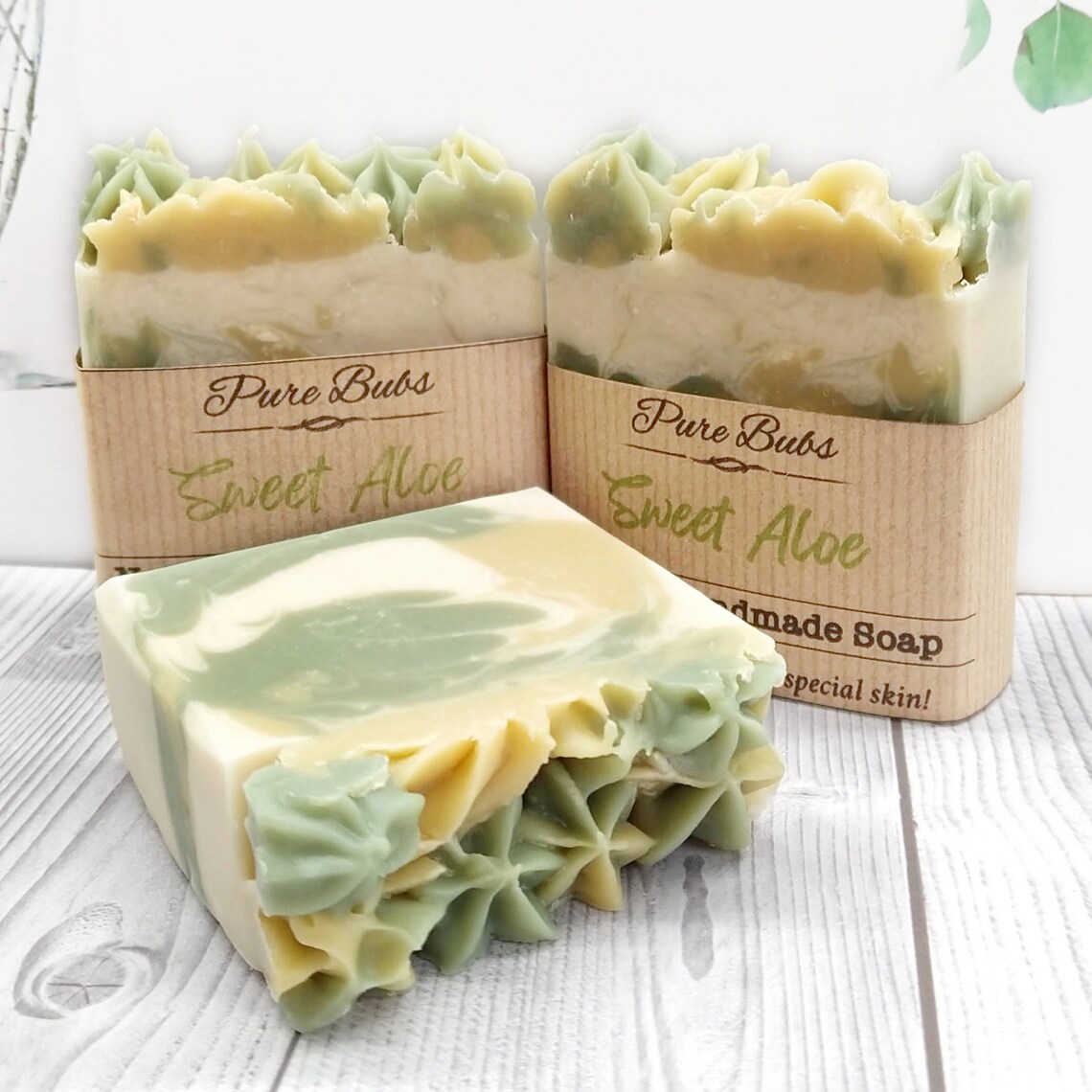 Aloe Vera Natural Soap Organic Soap Vegan Soap Bar Zero Etsy
