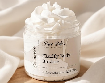 Whipped Organic Body Butter Shea & Mango – Vegan, Hydrating, All-Natural, Ultra-Soft