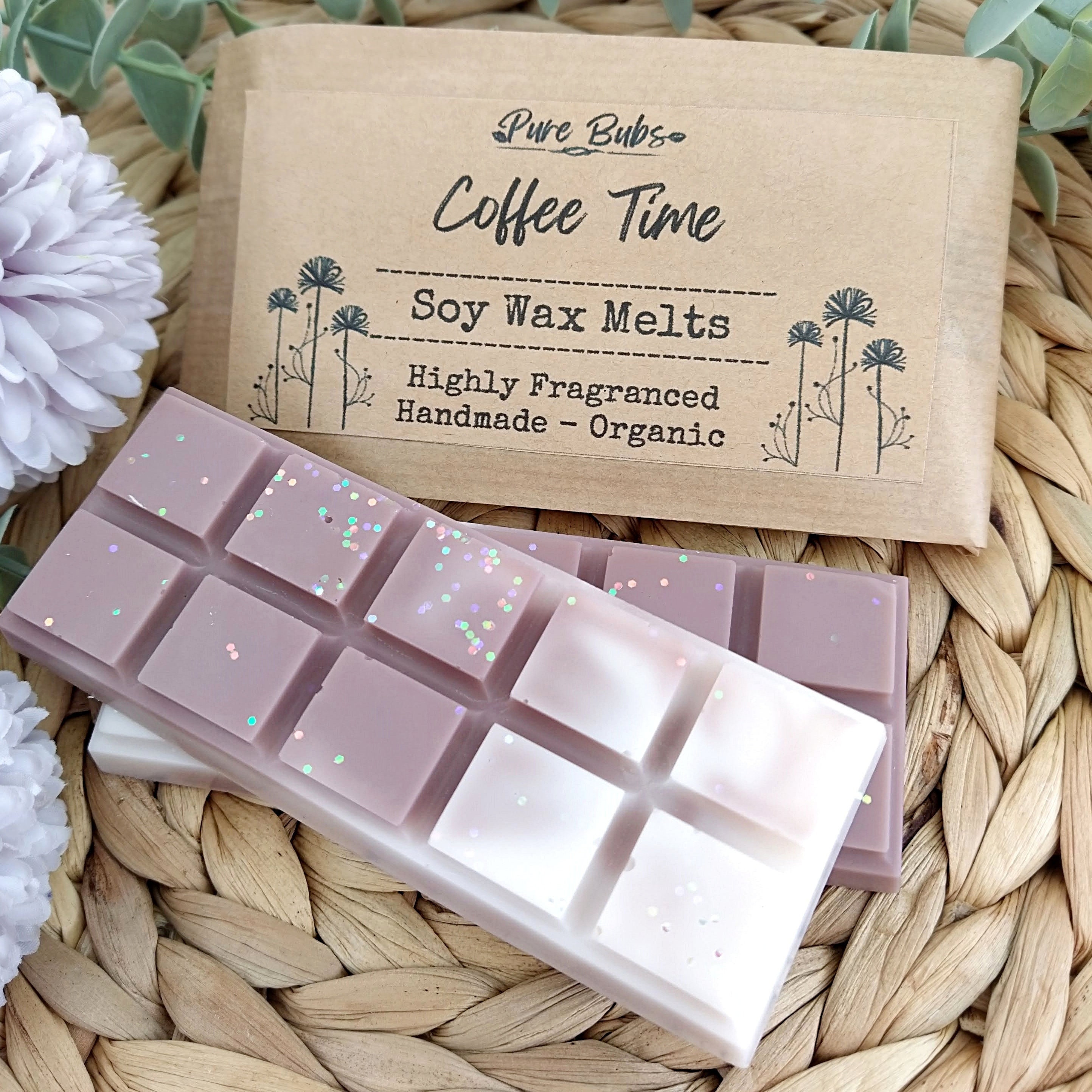 Coffee Time Soy Wax Melts, Eco Friendly Scented Wax Melts, Highly  Fragranced 