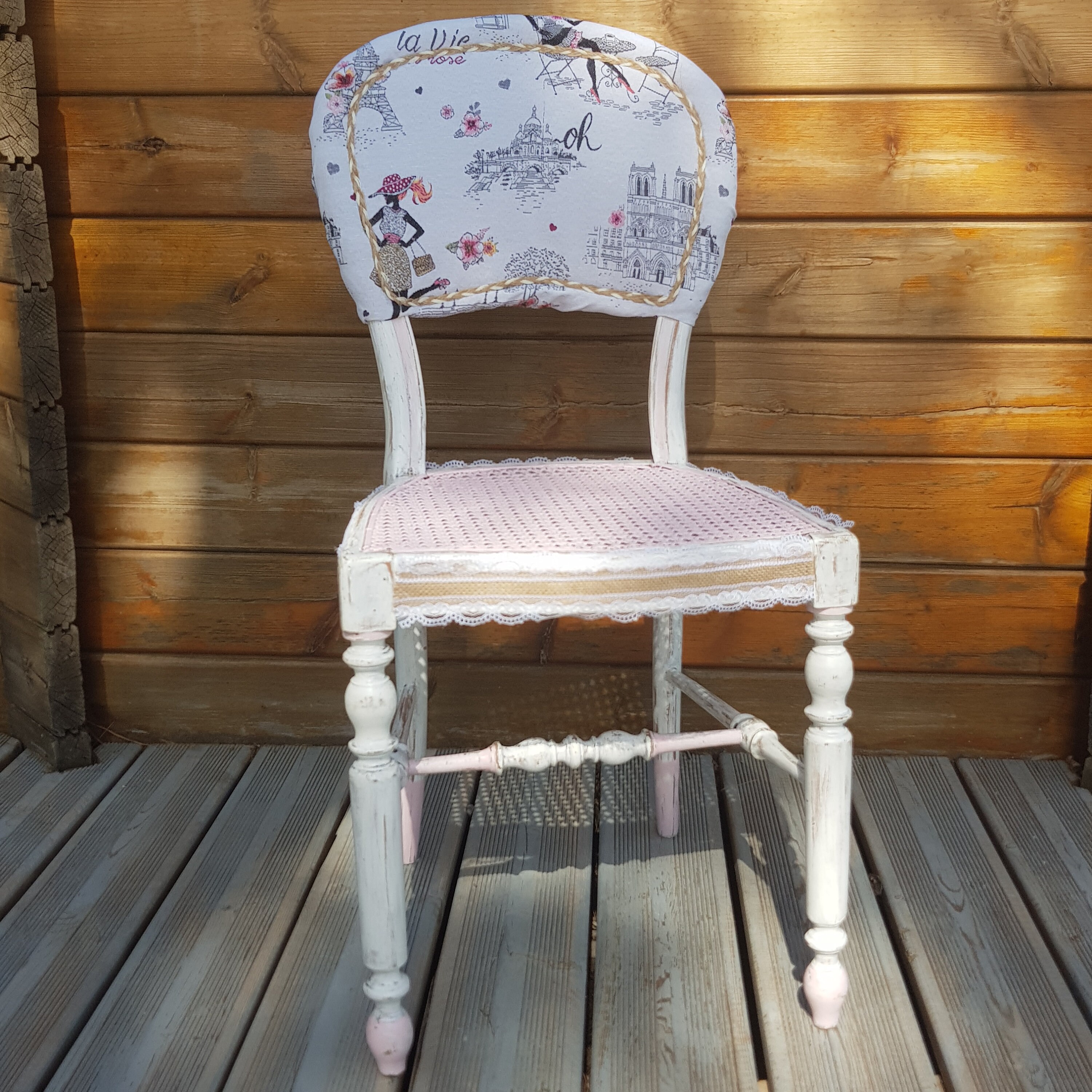 chaise Vintage Tapissée