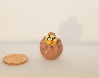 Tiny Hatching Chick Polymer Sculpey
