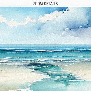 Watercolor Seaside Digital Paper Pack Summer Beach Printable ...