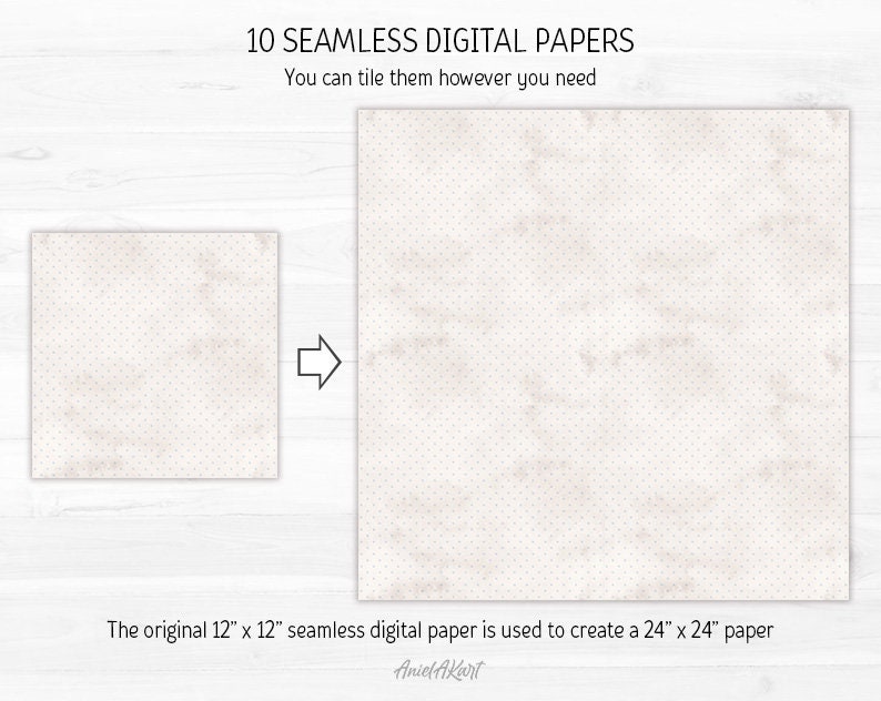 Easter Digital Paper Pack Watercolor Easter Seamless Pattern - Etsy