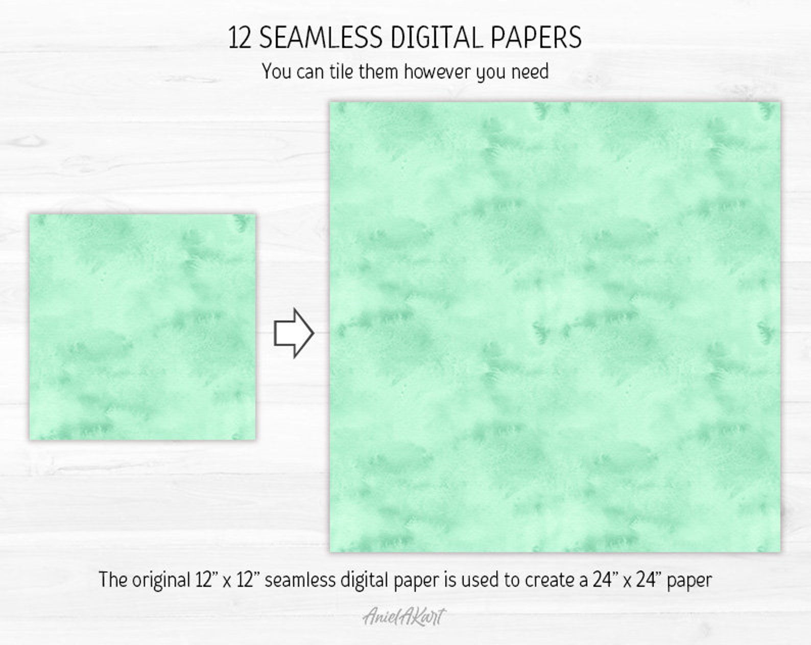 Pastel Watercolor Digital Paper Pack Pastel Rainbow Hues Seamless ...