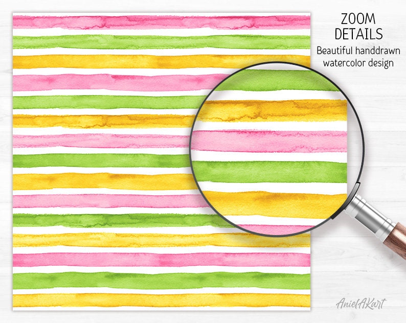 Easter Digital Paper Pack Watercolor Polka Dot Seamless Pattern ...