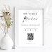 Review Sign Template With QR Code, Scan QR Code Card | Google Qr Code ...