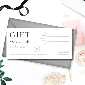 Certificado de regalo para peluquería, vale de regalo imprimible, tarjeta de regalo editable para servicios de esteticista, plantilla de certificado de regalo editable,
