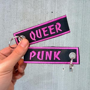 "Queer Punk" sleutelhanger