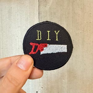 DIY Saw Embroidery Patch/ DIY Sega Toppa Ricamata