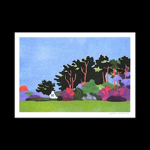 Risografia, Landéda, Finistère, Bretanha, Ilustração, Impressão A5