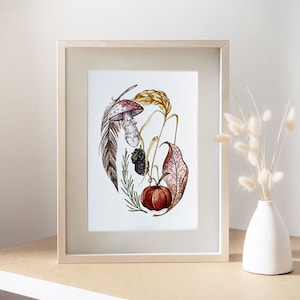 Illustration originale Fragment d'Automne