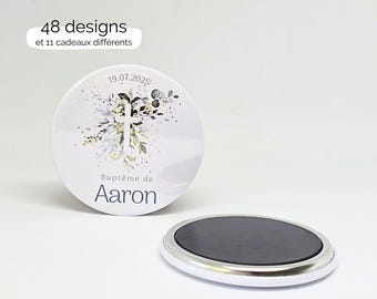 Personalized christening favor - Original christening magnet - Fridge favors for christenings (girl/boy)