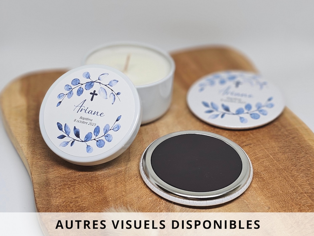 Baptême communion cadeau invités personnalisé / Idées cadeaux original