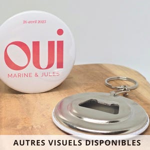 Magnet aimant décapsuleur porte-clés miroir de poche bougie boîte dragées sel huile olive / Cadeaux faveurs invités mariage / Gifts guest