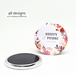 Magnet bottle opener key ring pocket mirror candle box sugared almonds salt olive oil / Wedding guest favors gifts / Guest gifts