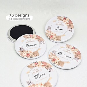 Personalized Hen Party/Stag Party Team Bride Pin Badge - Gift Accessory - Pocket Mirror Magnet, Bottle Opener, Keychain, Personalized Pin image 3